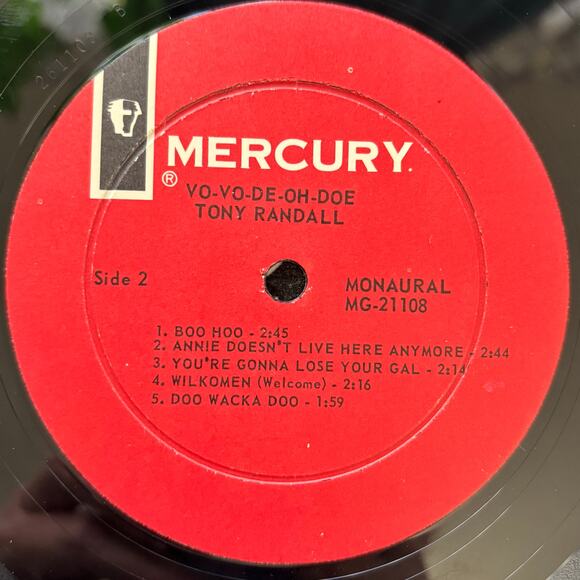 Vintage Mercury Records Tony Randall Vo, Vo, De, Oh, Doe - Picture 6 of 10